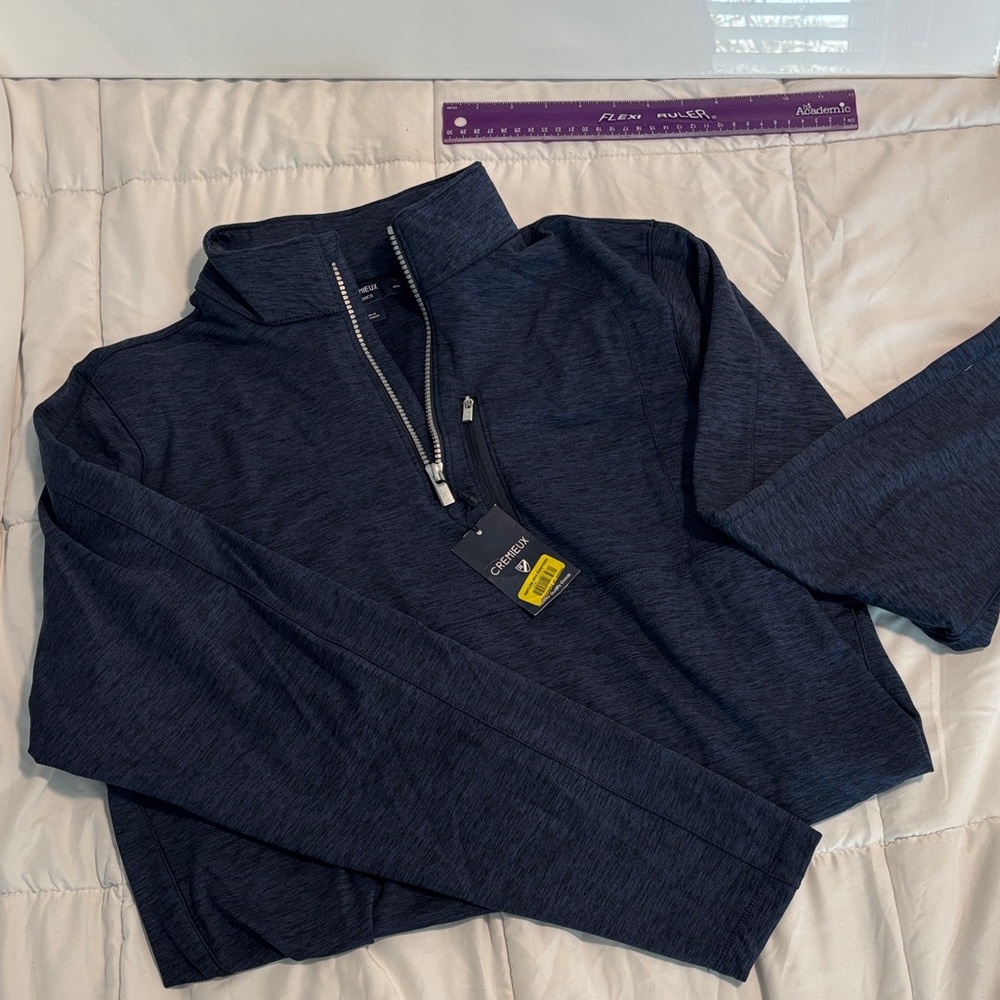 Daniel Cremieux Men's Navy Zip-Up Sweater